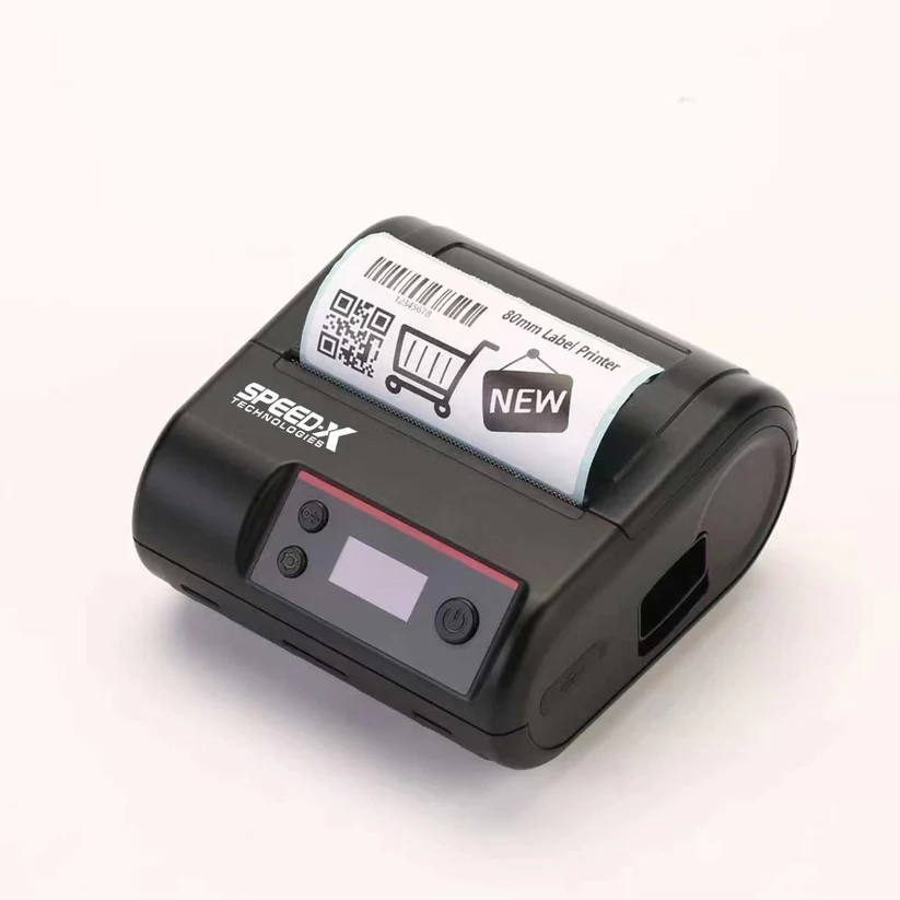 Speed-X SP-L610BT | Portable Thermal Printer (2-in-1 Label &amp; Receipt Printing) | USB &amp; Bluetooth Connectivity | 203 DPI | 70mm/s